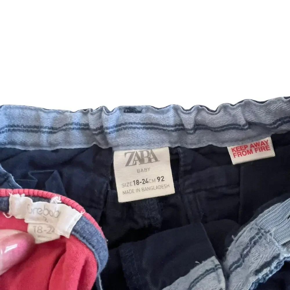 Boys Fall Winter Tops Bottoms Mix and Match Outfits Bundle Size 18-24 months